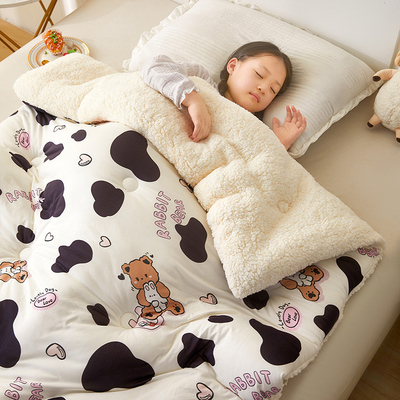 儿童被子宝宝棉被豆豆被子秋冬季
