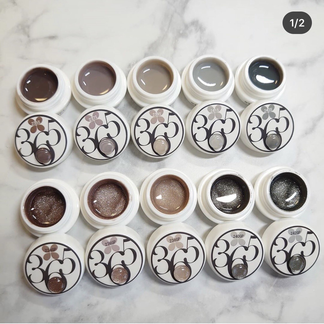 现货日本STORYJEL365光疗甲油胶2025年网红新款色美甲金属胶套装