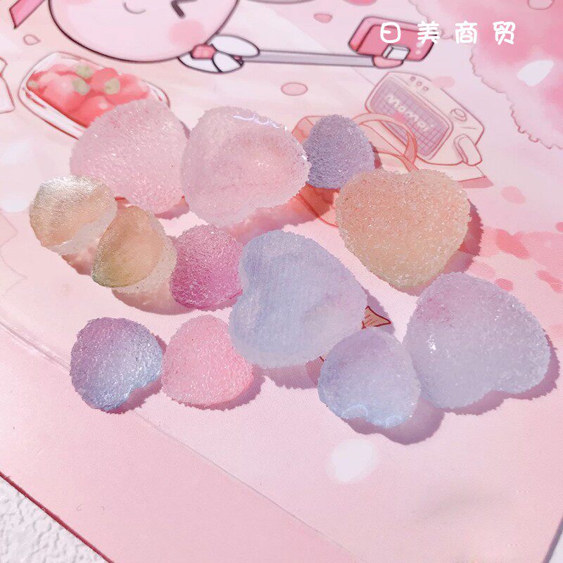日本品牌MissMoeGel彩色渐变果汁软糖饰品网红美甲QQ糖指甲装饰贴