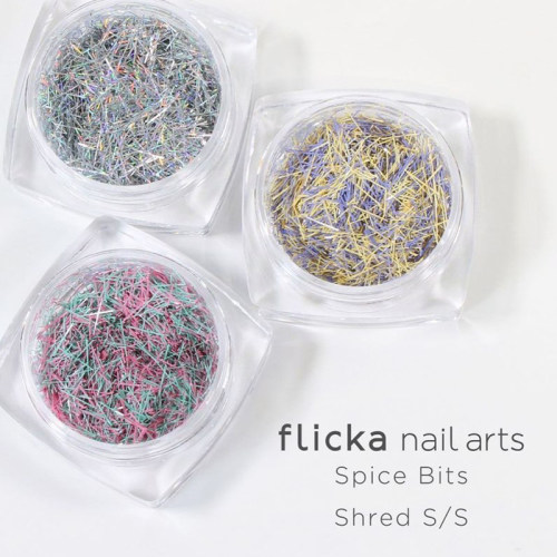 flickanailarts条形幻彩亮片混合