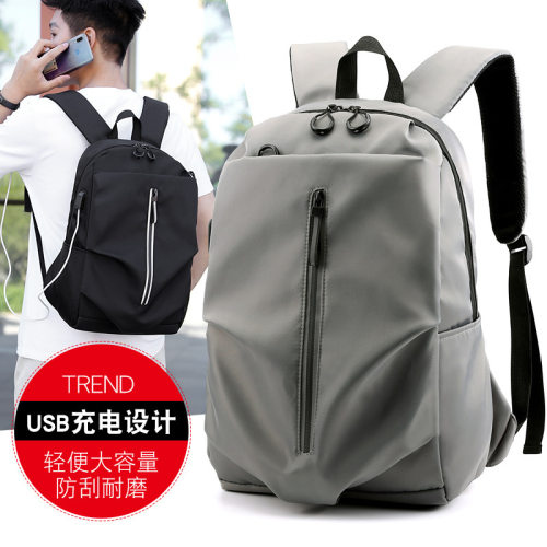 优选新款背包USB充电旅游电脑包韩版潮流学生书包可制logo直