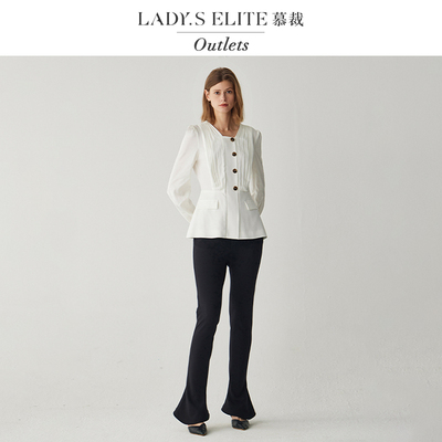 慕裁2025新款法式复古气质收腰显瘦西装裤女高级感小众设计感