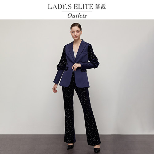 慕裁 2025春季新款黑色西装外套女2025新款修身显瘦西服