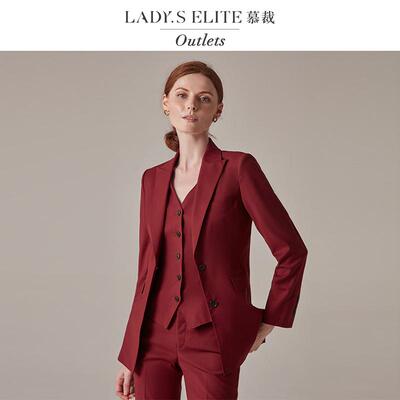 修身显瘦时尚精致西服套装女