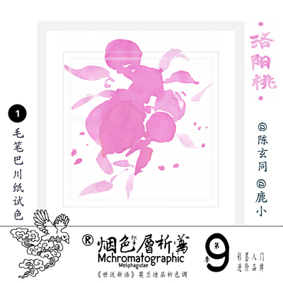 18毫升墨水  烟色饮蜜莺层析彩墨钢笔墨水不堵笔莫兰迪色 世说