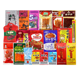 辣条零食大礼包童年小滑头臭干子唐僧肉北京烤鸭辣白菜一根筋儿童