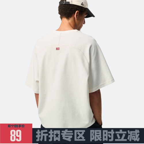 REDCHARCOAL红炭短款纯色短袖