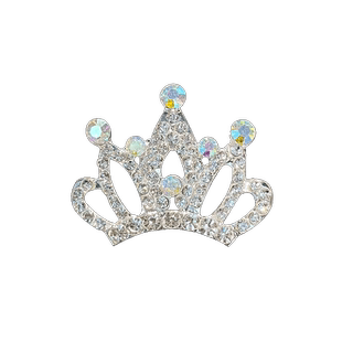 儿童水钻皇冠头饰韩式女童演出王冠发卡公主宝宝生日拍照插梳发饰