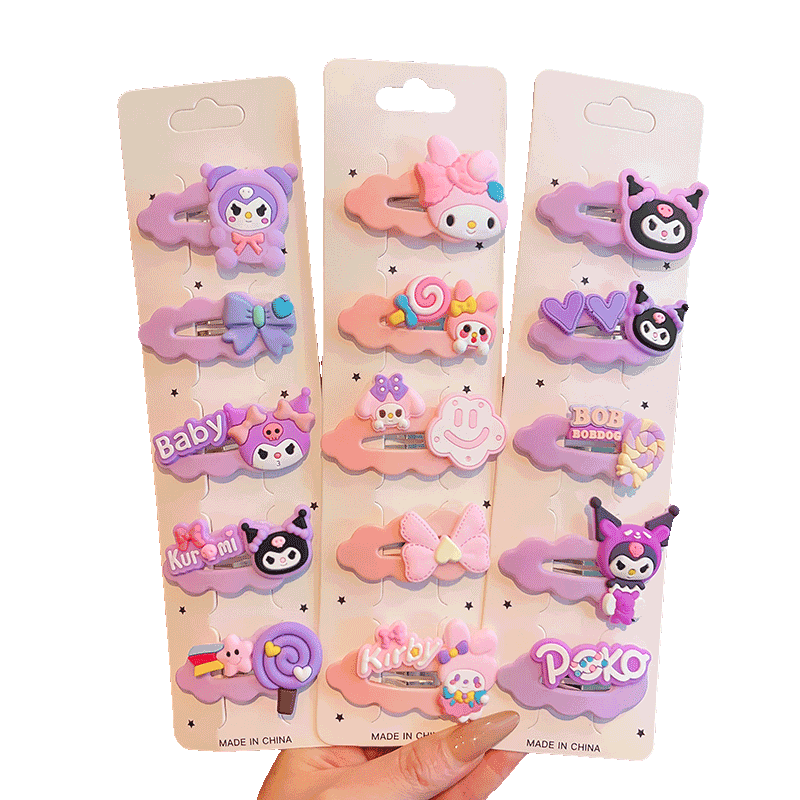 儿童库洛米发夹女童可爱侧边发卡