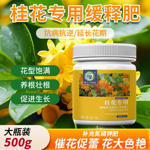 花诺桂花树肥料专用肥营养液家庭园艺肥四季通用复合肥枯叶病干尖
