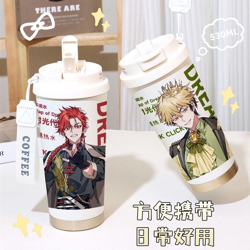 时光代理人保温杯夏斐vein316不锈钢高颜值动漫大容量女生水杯子