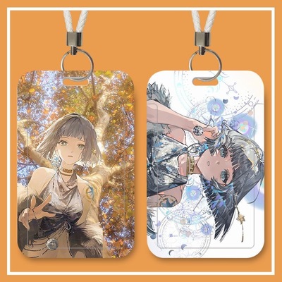 环状水星学生滑盖卡套饭卡公交身份证件保护套门禁卡门禁校园卡