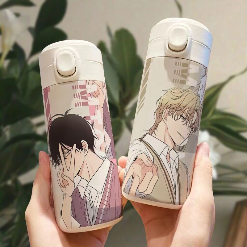 同人水边之夜同款保温杯大容量小巧轻便携带水杯子不锈钢水壶女6G