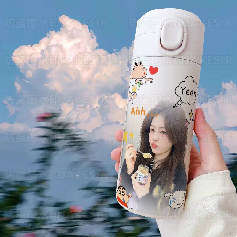 白鹿可爱周边保温杯大容量小巧轻