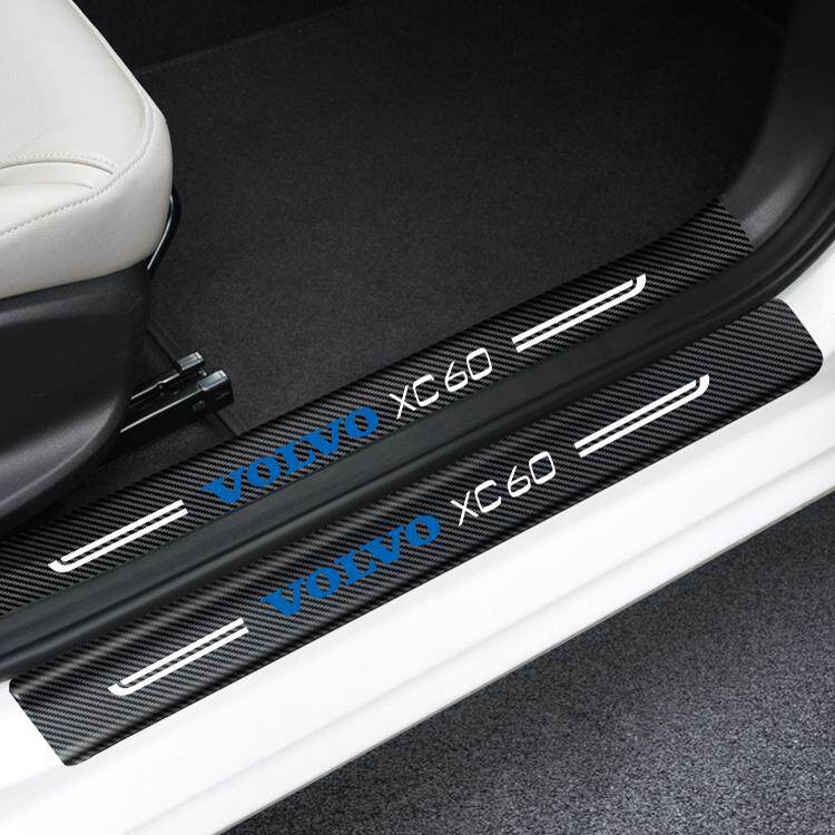 适用沃尔沃XC60 S90 S60 XC90 V40 60汽车门槛条防踩贴踏板装饰品