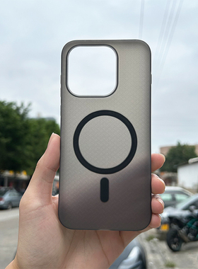 适用一加15手机壳磁吸软壳magsafe车载支架无线充强磁纹理防滑保护壳OnePlus