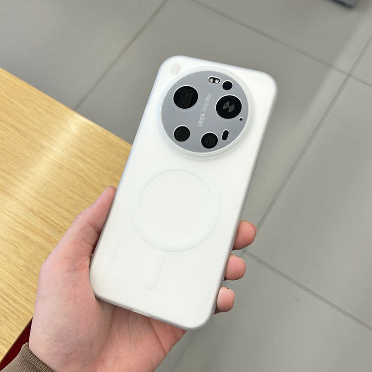 适用小米17Ultra手机壳Magsafe磁吸软壳车载无线充电增强磁力背面纹理防滑不沾指纹浅色防摔保护套Xiaomi