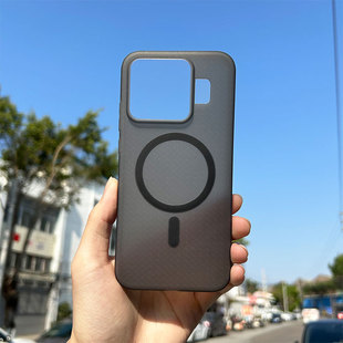 适用真我Neo8手机壳magsafe磁吸软壳加强磁力纹理防滑圆边简约neo8保护套