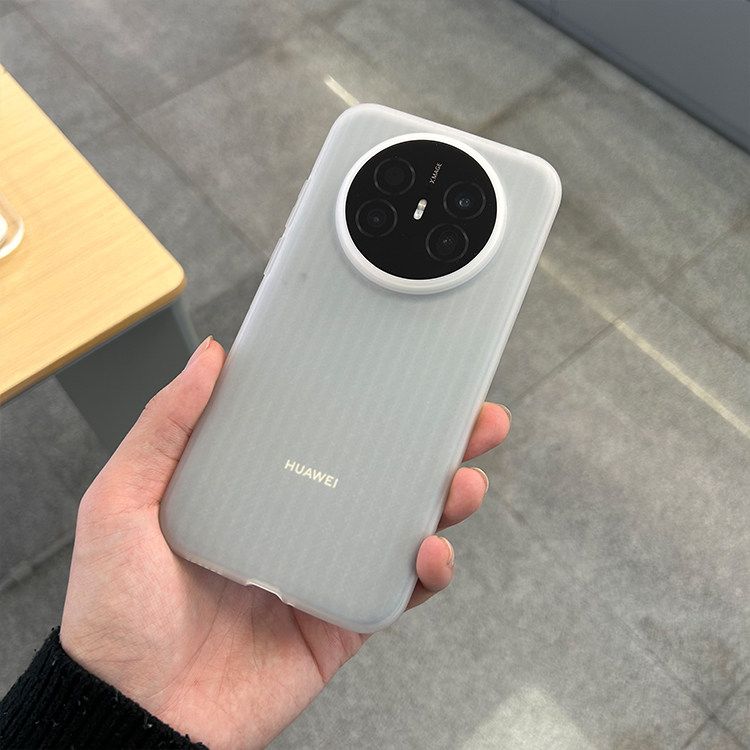封闭指纹键适用华为mate70air手机壳瓦楞竖纹肤感软壳防滑轻薄男女爆款镜头大孔保护套air