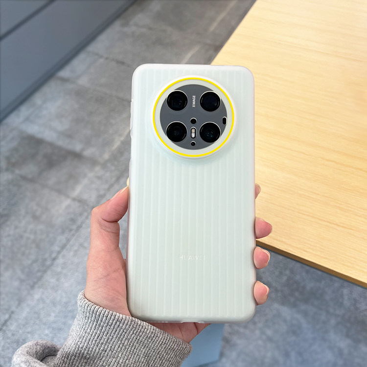适用华为mate70手机壳创意波纹软壳轻薄简约全包华为mate70pro透明保护壳