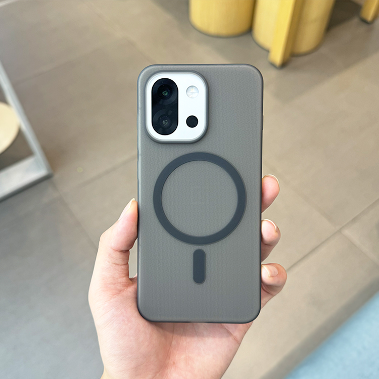 适用一加13T手机壳magsafe车载磁吸支架强磁高级OnePlus纹理防滑保护套