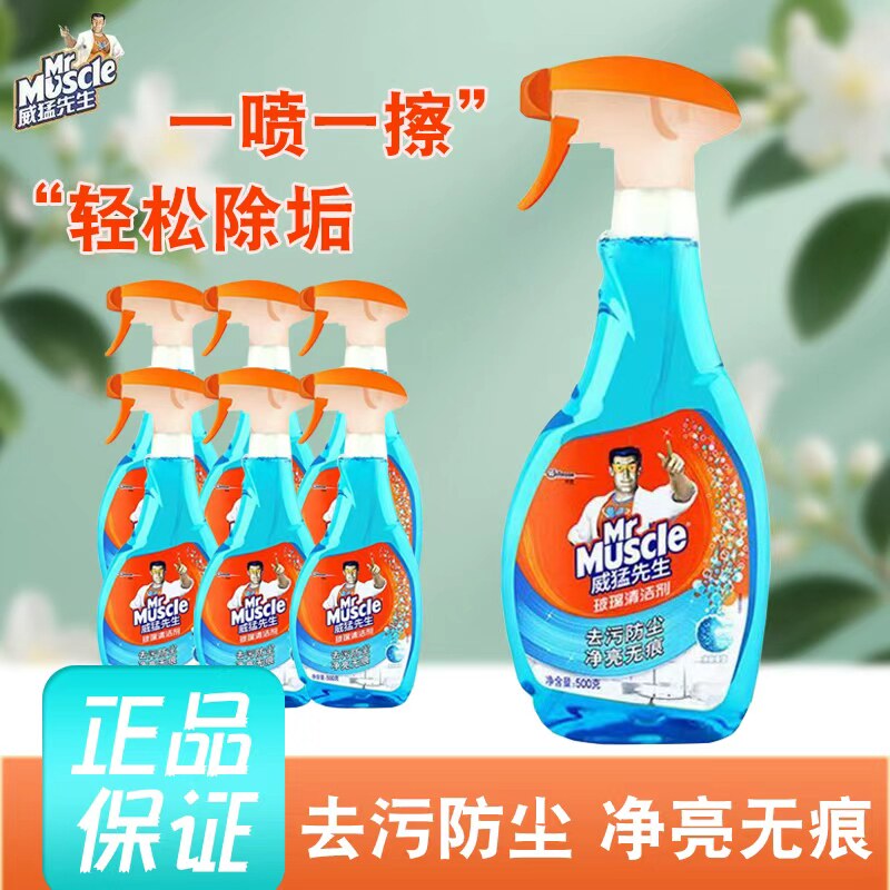 威猛先生玻璃清洁剂500g箱装