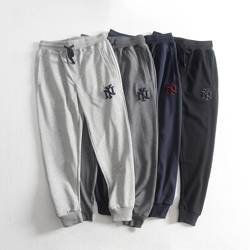 老客闭眼入纯棉毛圈束口休闲裤