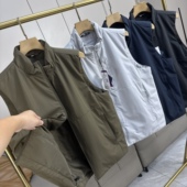 3M雪丽棉 户外防风防泼水男士 秋冬休闲百搭立领棉马甲背心外套