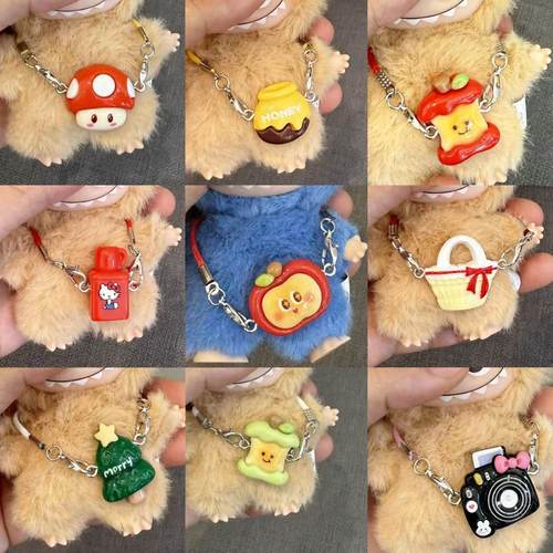 labubu迷你公仔10cm娃娃配饰