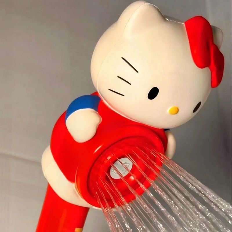 新款kitty貓卡通淋浴花灑噴