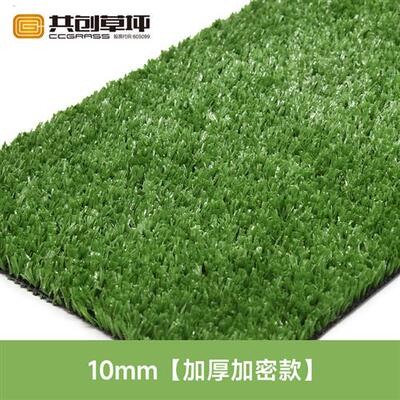 共创厂家防晒遮阳人工运动场地室外庭院草皮塑料人造草坪垫加密