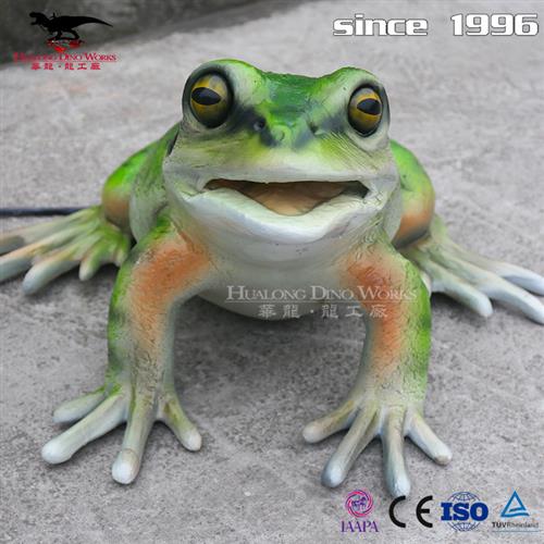 仿真动物青蛙模型制作大型商场游乐园景区活动装饰品玻璃钢摆件