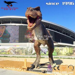 大型仿真霸王龙博物馆公园装 饰品机械电动产品自贡恐龙工厂