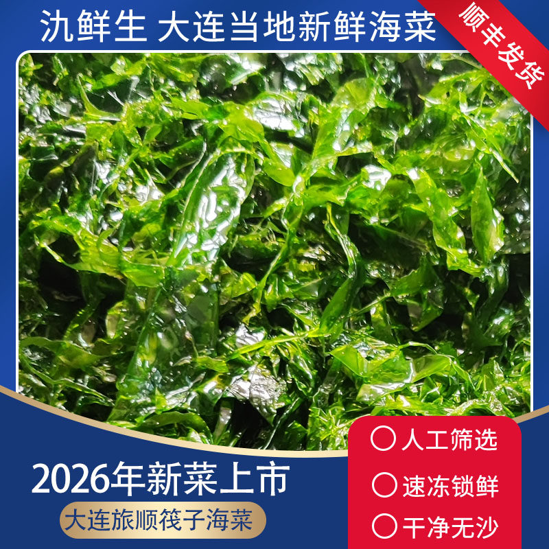 大连旅顺当地海绿菜 新鲜海菜包 速冻发顺丰发货(返鲜味道正常)