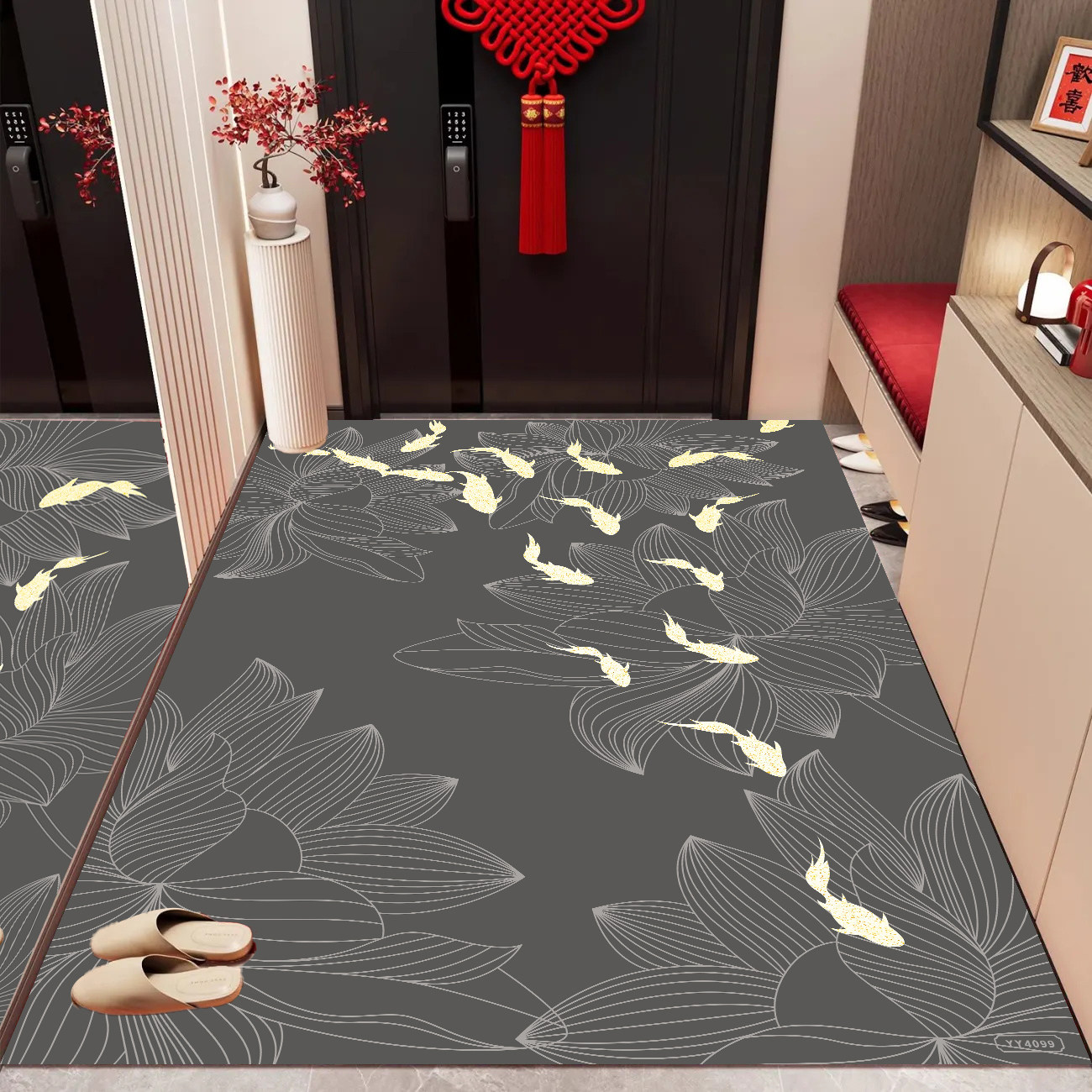 新升级硅藻泥入户门地垫防滑吸水浴室门口专用门垫可裁剪简约脚垫,居家布艺,入户地垫,淘宝优惠券,粉丝福利购,淘宝优惠卷