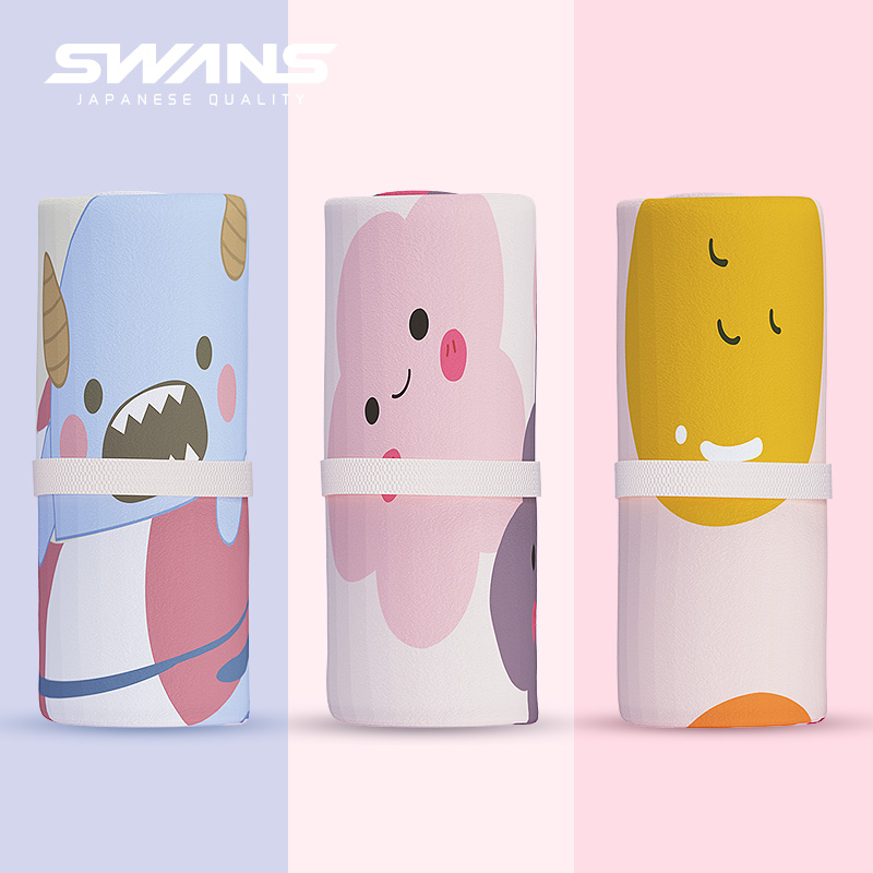 SWANS游泳沙滩泡温泉儿童浴巾