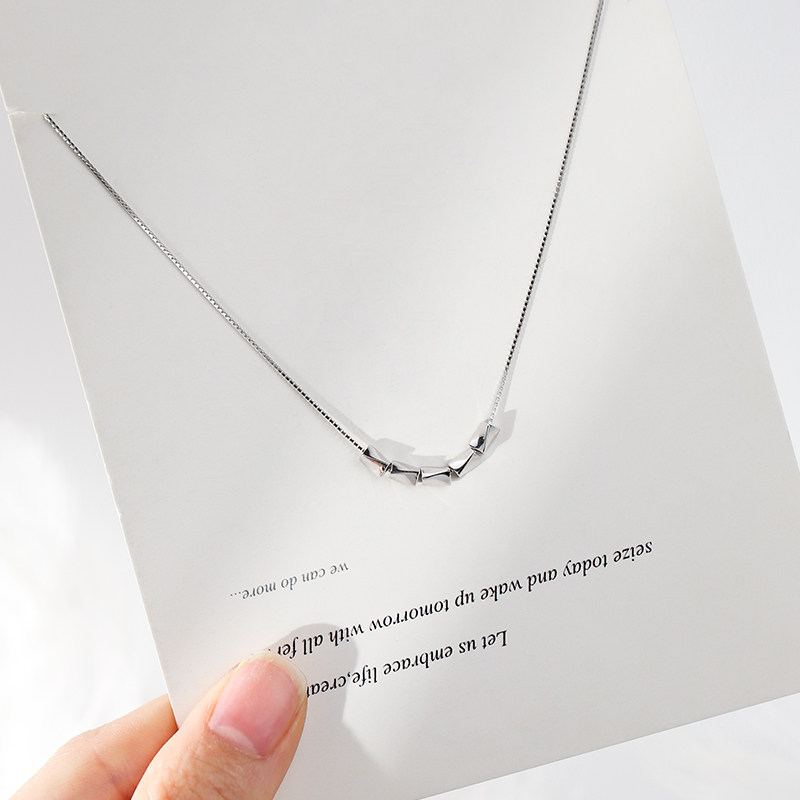 巷南925純銀轉運珠項鏈女簡約學生短款冷淡風鎖骨鏈氣質百搭頸鏈在類目 飾品/流行首飾/時尚飾品新, 項鍊中 - 來自Buy2taobao.com提供專業的淘寶代購服務