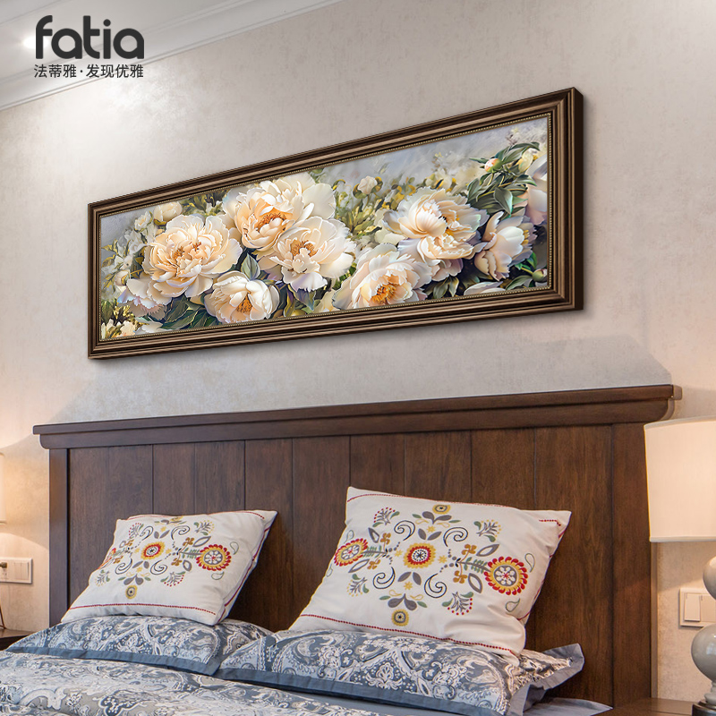 美式卧室床头装饰画轻奢高级感