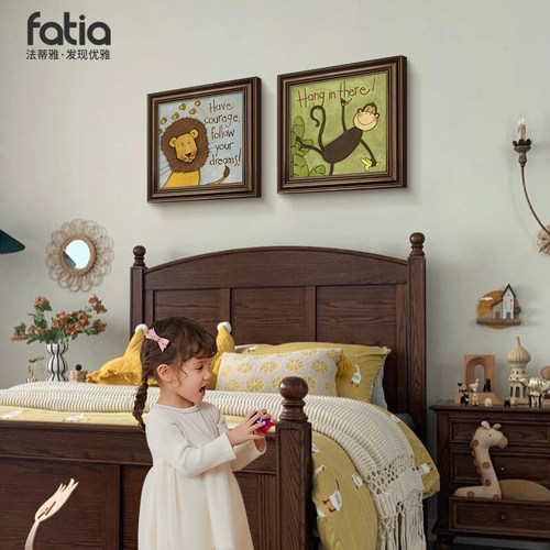 卧室壁画床头挂画高级感