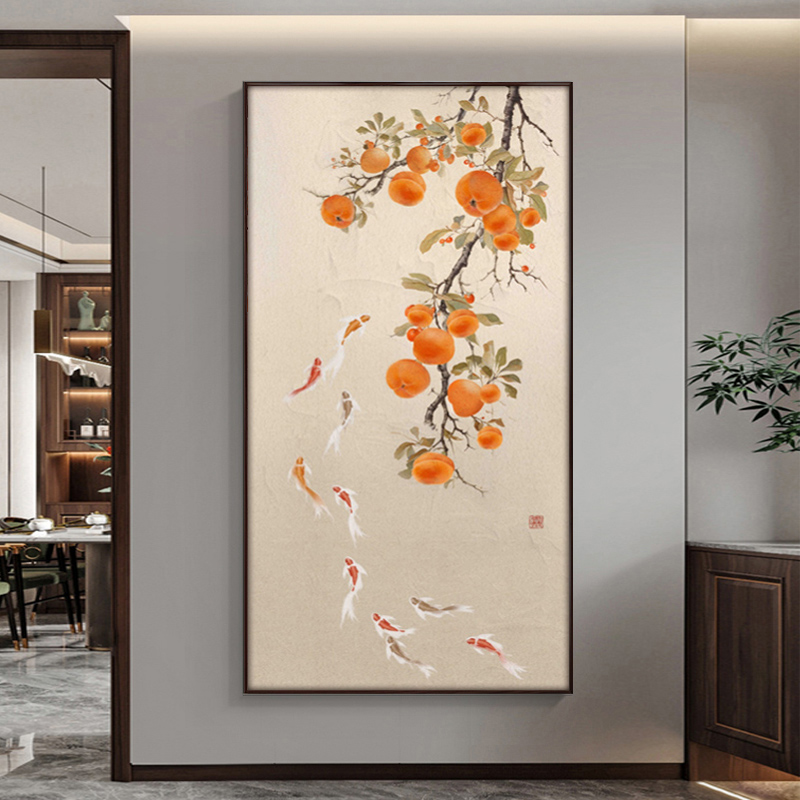 法蒂雅玄关新中式装饰画