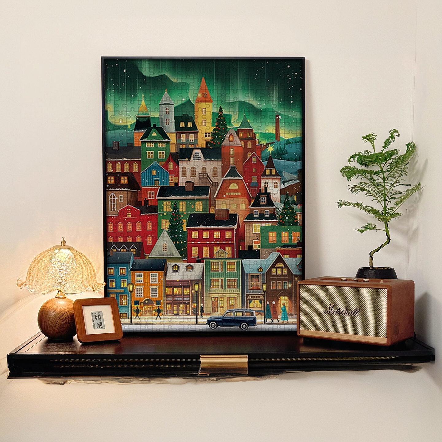 圣诞节拼图画成人1000片