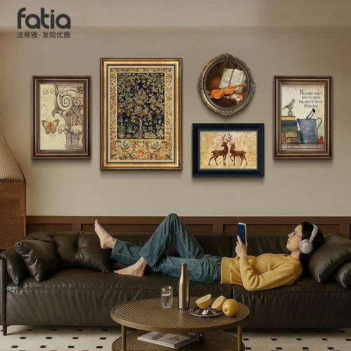 【家居博主推荐】美式客厅挂画