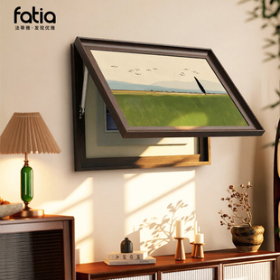 中古风电表箱装饰画法式复古免打孔配电箱壁画遮挡电闸盒盖板挂画