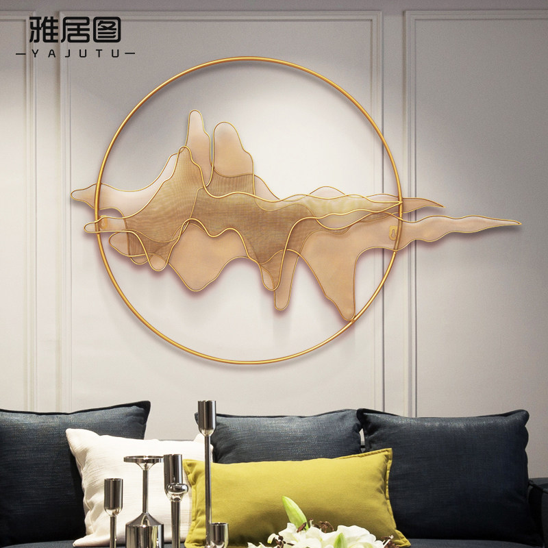 Northern Europe style Iron art metope ornament Wall decoration Wall hanging a living room Decorative entrance Metal originality wall Pendantin the Home accessories , Mural  category - from Buy2taobao.com to provide professional Taobao agent buy service