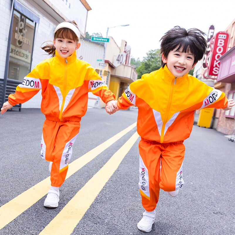 幼儿园园服春秋装儿童班服三件套冲锋衣秋冬季运动校服套装小学生