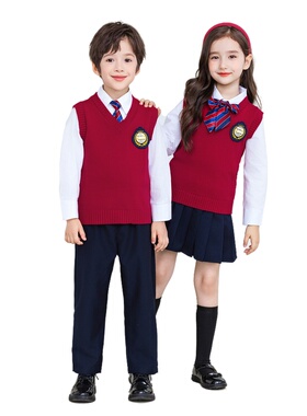 学院风班服三件套服装英伦风运动服装潮运动会演出服校服黄色男女