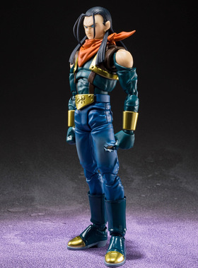 超级赛亚人 人造人17号 拉彼斯 特兰克斯 可动关节人偶盒装手办