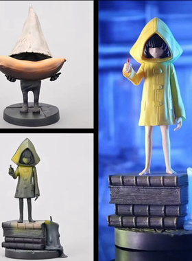 冒险游戏 梦魇 小六 噩梦 黄色雨衣 Six 模型盒装手办摆件公仔