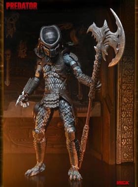 NECA 51586 铁血战士 P2勇士铁血 7寸盒装可动人偶手办模型摆件
