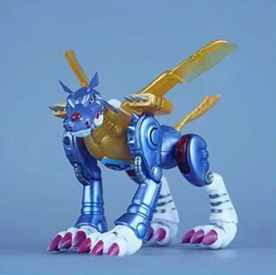 钢铁加鲁鲁兽 金属加鲁鲁兽 桌面摆件公仔 动漫手办模型人偶